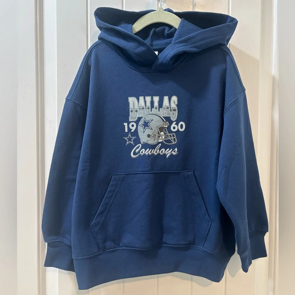 NFL Dallas Cowboys Pull Over Hoodie Kids Size XS NWT